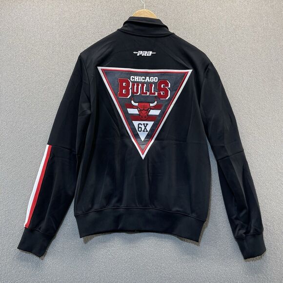 Pro Standard x Chicago Bulls Embroidered Jacket Coat Size Small NBA Champions - Picture 2 of 9